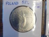 5 zlotai 1928 metai su Nike.retas