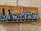 Vintažinė mid century plaketė "Senasis Kaunas" - nuotraukos Nr. 5