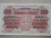 1918 Vokietija Ost Lietuva Lenkija 20 Mark - nuotraukos Nr. 2