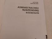 Administracinių nusižengimų kodeksas - nuotraukos Nr. 2