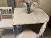 Stalas Shabby Chic su kedemis - nuotraukos Nr. 2