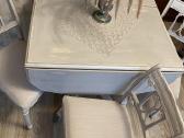 Stalas Shabby Chic su kedemis - nuotraukos Nr. 3