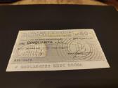 Senas banknotas Italija