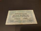 Senas banknotas Čekoslovakijos