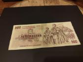 Senas banknotas Čekoslovakijos