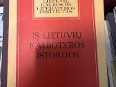 Iš lietuvių kalbotyros istorijos