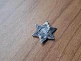 Žydų Sionistų organizacijos sidabrinis ženkliukas - nuotraukos Nr. 2