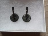 Stiklė jewellery rusvi auskarai - nuotraukos Nr. 4