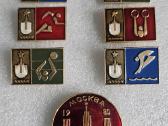 1980m. olimpiados ženkliukai.