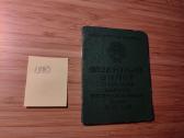 Atsargos karininko karinis bilietas 1980 Kaunas