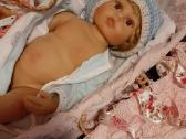 Reborn didelė tikroviška lėlė su pintas krepšys - nuotraukos Nr. 8