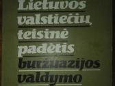 2022. Lietuvos Valstiečių Teisinė Padėtis Buržuazi