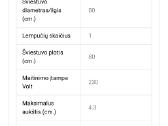 Lubinis šviestuvas aukso spalvos - nuotraukos Nr. 2