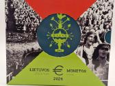 2024 Lietuva, Dainų šventė,euro monetų Bu rinkinys