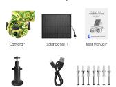 Kamera su saulės panele 4G Sim su Optiniu 12x 6mp - nuotraukos Nr. 17