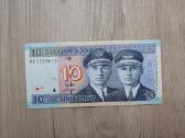 10 litu 2007 metu (Unc) bankinio stovio