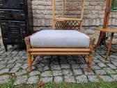 Vintažinis mid century ratango pufas