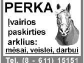 Nuolat perkame arklius