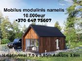 Pigiausias Mobilus Modulinis Namelis 7,5x3,85m.