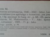2074. Lietuvos Sovietizacija 1940 - 1941 Rėmeris M - nuotraukos Nr. 3