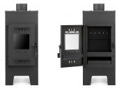 Krosnelė Cezar 9.5 kw, buržuika krosnelės - nuotraukos Nr. 2