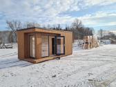 Sauna, Pirtys iš Termo medienos
