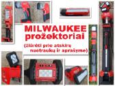 Milwaukee prožektorius 8 modeliai