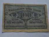 100 Ost Rubliu 1916 m. R,Lietuva-vokietija - nuotraukos Nr. 2