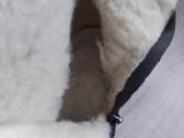 Juodi odiniai žieminiai aulinukai su vilna - nuotraukos Nr. 14