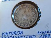 Niufaundlandas 1882 20 centu (sidabras)