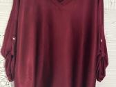 Nauja oversize bordo palaidinė 48-50d - nuotraukos Nr. 4