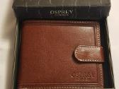 Firma Ospray London nauja natūralios odos piniginė