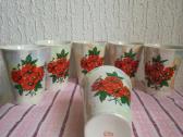 Labai gražūs vintage porceliano stiklinės-puodel - nuotraukos Nr. 5