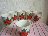 Labai gražūs vintage porceliano stiklinės-puodel - nuotraukos Nr. 8