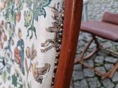 Vintažinis mid century tikmedžio supamas krėslas - nuotraukos Nr. 12