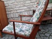 Vintažinis mid century tikmedžio supamas krėslas - nuotraukos Nr. 13