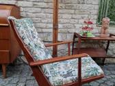 Vintažinis mid century tikmedžio supamas krėslas - nuotraukos Nr. 22