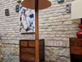 Vintažinis mid century modern ratango toršeras - nuotraukos Nr. 15