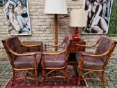 Vintažinis mid century modern ratango toršeras - nuotraukos Nr. 28