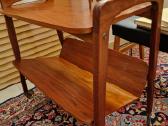 Vintažinis mid century tikmedžio staliukas - nuotraukos Nr. 7