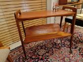 Vintažinis mid century tikmedžio staliukas - nuotraukos Nr. 11