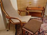 Vintažinis mid century tikmedžio staliukas - nuotraukos Nr. 12