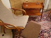 Vintažinis mid century tikmedžio staliukas - nuotraukos Nr. 13