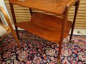 Vintažinis mid century tikmedžio staliukas - nuotraukos Nr. 14
