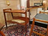 Vintažinis mid century tikmedžio staliukas - nuotraukos Nr. 21
