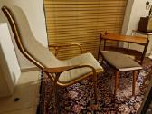 Vintažinis mid century tikmedžio staliukas - nuotraukos Nr. 24