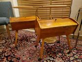 Vintažinė mid century rankdarbių dėžutė -siūlinė - nuotraukos Nr. 2