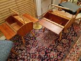Vintažinė mid century rankdarbių dėžutė -siūlinė - nuotraukos Nr. 17
