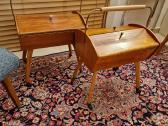 Vintažinė mid century rankdarbių dėžutė -siūlinė - nuotraukos Nr. 21