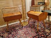 Vintažinė mid century rankdarbių dėžutė -siūlinė - nuotraukos Nr. 22